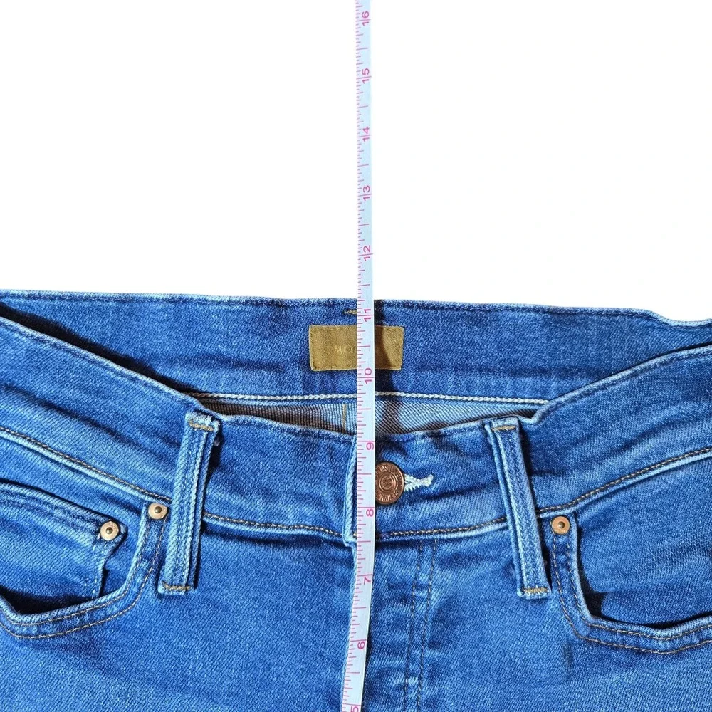 MOTHER The Slider Hover Jeans Coastal Colors Straight Leg 26 Premium Streetwear
